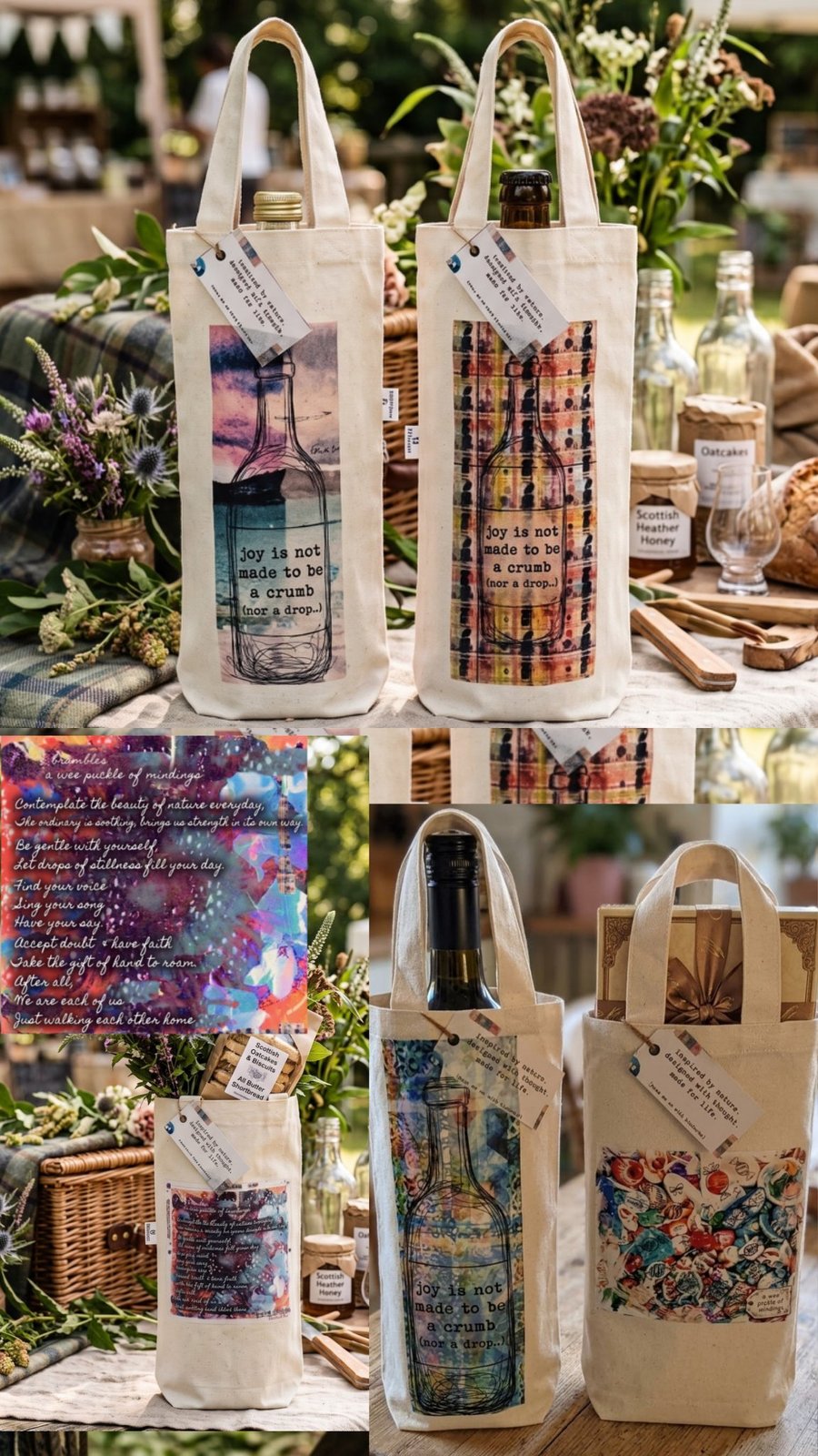 Forever gift bottle bag