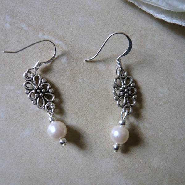 Fancy Pearl Earrings
