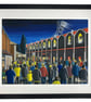 Watford. Limited Edition Fine Art Print Football Club FC, Stadium Supporter Gift