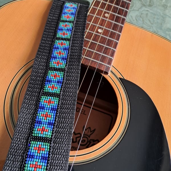 Guitar strap Handmade Design