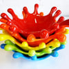 Seconds Sunday SALE Ceramic Splat Bowl