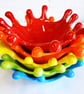 SALE Ceramic Purple Blue Splat Bowl - Image 2