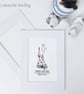 House On The Hill illustration, personalised text, Giclee print - Image 2