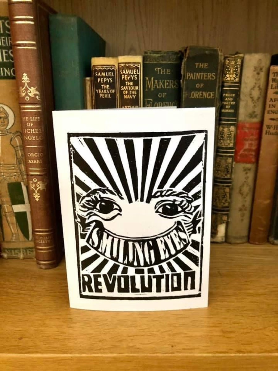 Notelets, pack of 6, Smiling Eyes revolution fundraiser