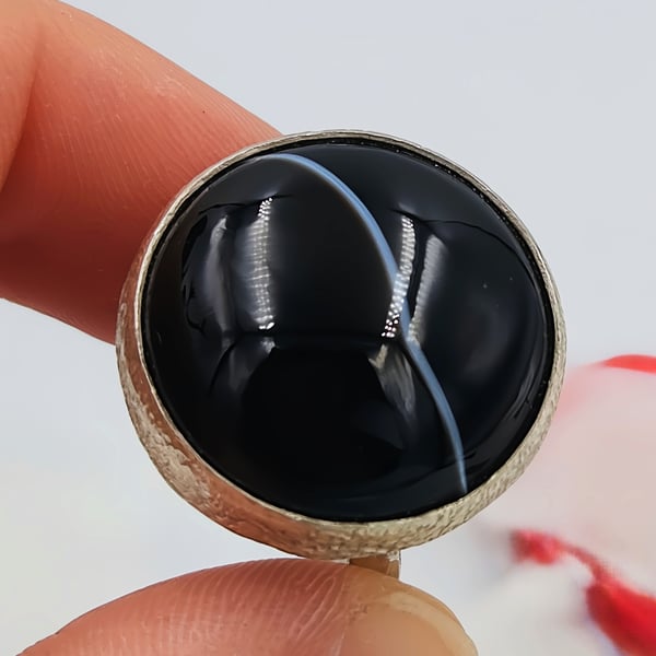 Midnight Majesty Sterling Silver Ring