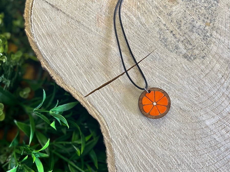 Orange deals fruit necklace