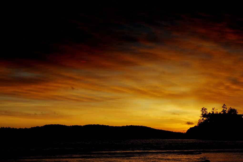 Sunset Tofino Long Beach Vancouver Island Canada Photograph Print