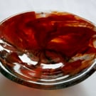 Unique decorative Pot Melt fused glass dish