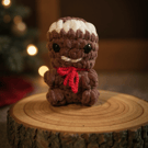 Crochet Christmas Gingerbread Man Ornament
