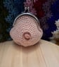 Crochet purse naughty cheeky head turning 
