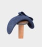 Navy Sinamay Fascinator Occasion Hat  - Image 6