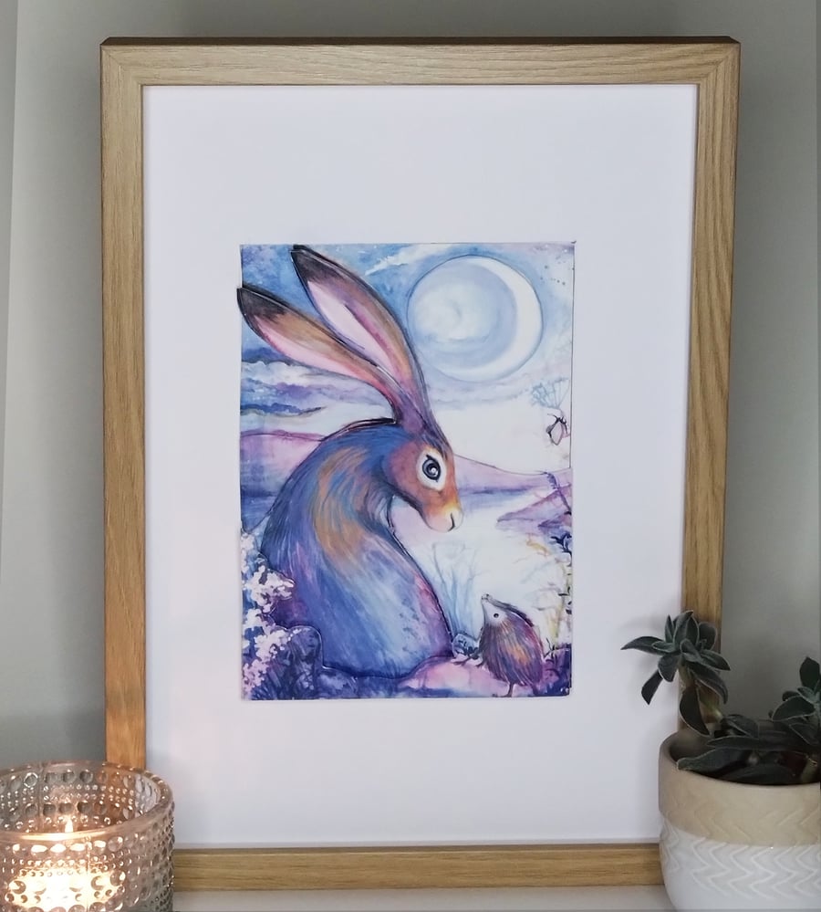 Hare & Hoggy 3D Print Limited Edition Artwork