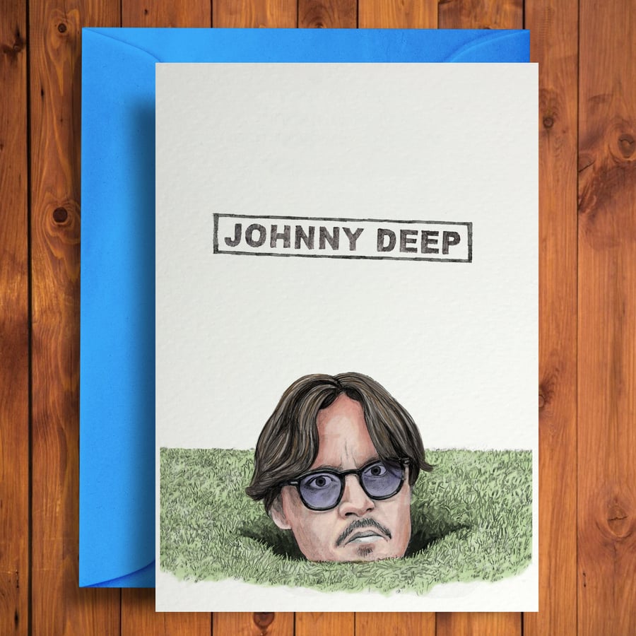 Johnny Deep - Funny Birthday Card