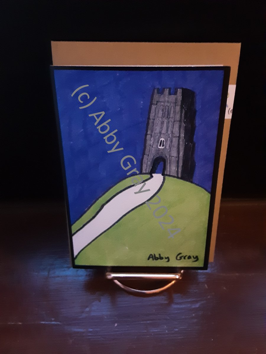 Glastonbury Tor Greetings Card (Single)