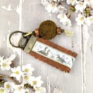 A Ribbon and Felt Keyring