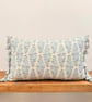 ILIV Fernia Blue Mist Lumbar Cushion Cover with Tassel Trim