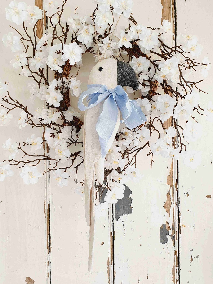 Primitive Style Parrot hanging decoration