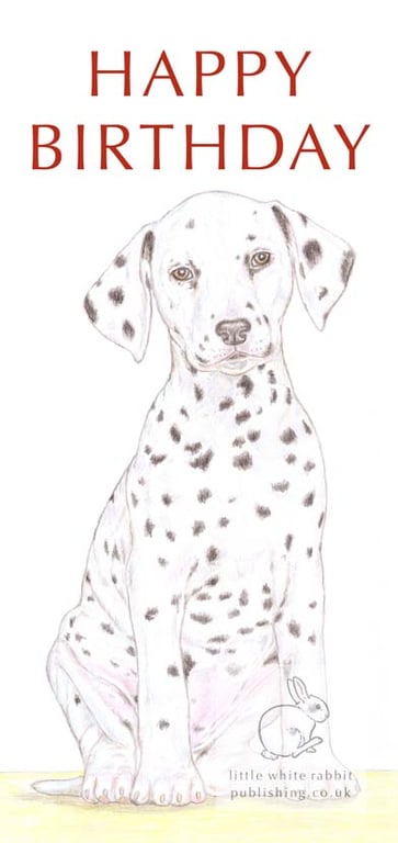 Dot the Dalmatian - Birthday Card