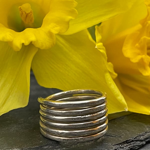 Spiral 5 Band Ring