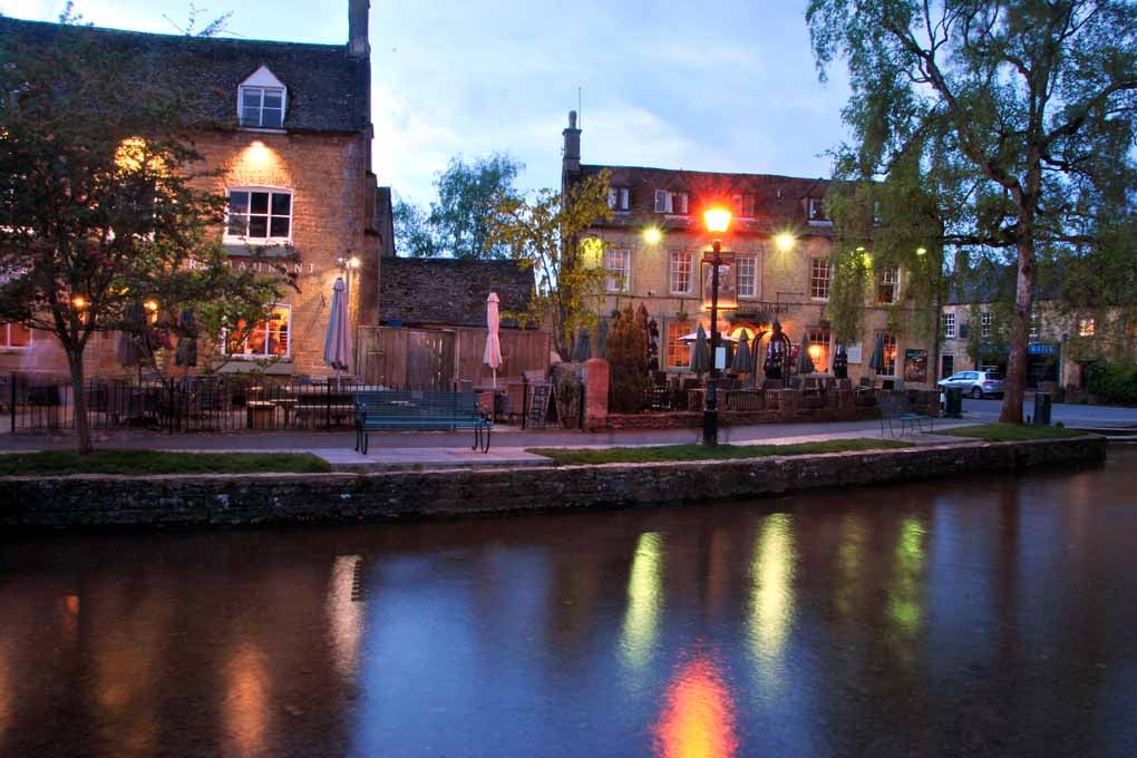 Old Manse Hotel Bourton On The Water Cotswolds Photograph Print