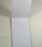 Lined notepad with foiled snowflake cover - Image 3