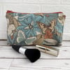 Make up bag, cosmetic bag with butterflies, bees and a ladybird