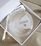 Grandad Memorial Round Feather Bauble, In Memory of Grandad, Round Glass Christm - Image 9