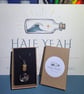 Coastal Keepsake Necklace - Crystal Chippings Miniature Bottle Pendant - CK-C01