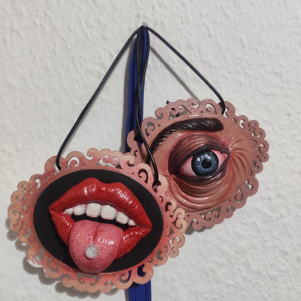 Mouth and eye 