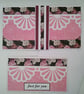 Gift Card Holder or Money Envelope with matching note card