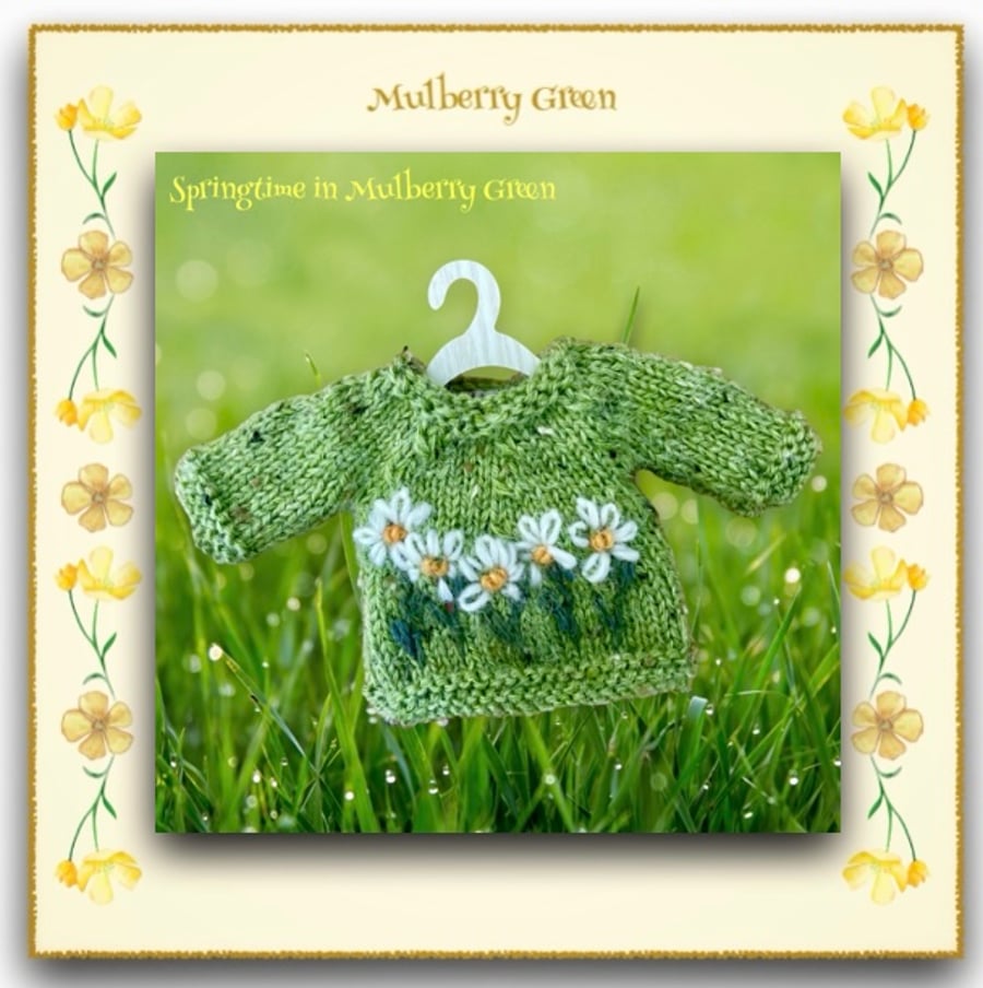 Doll’s  Jumper - a Field full of Daisies