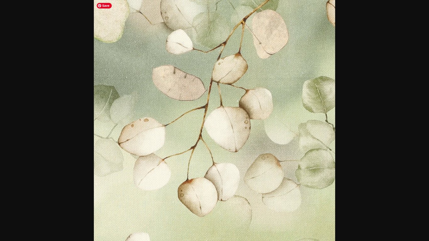 Honesty Tablecloth   OVAL 160 x 140cm Green Cotton