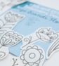 Scandi Hexies Stick & Stitch (Dissolvable Pattern for Embroidery) - Image 2