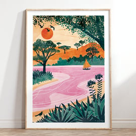 Halcyon Day Art Print