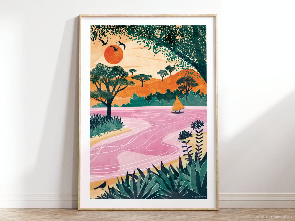 Halcyon Day Art Print