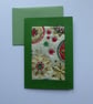 Individually Hand Crafted Textile Christmas Blank Card - Image 1