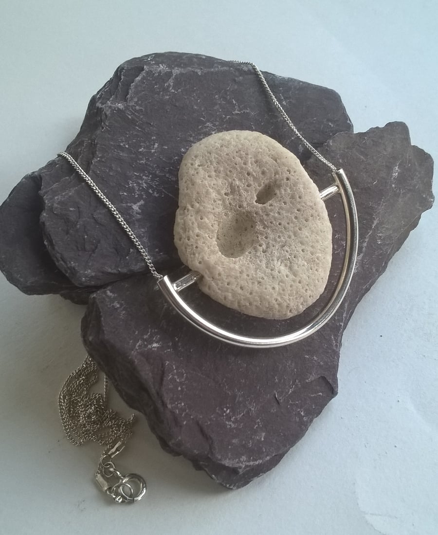  Beach Pebble Necklace