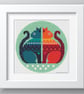 010F - Gemini - Horoscope - Zodiac Series - Cross Stitch Pattern - Image 1