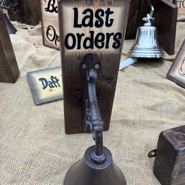 Bar last orders bell