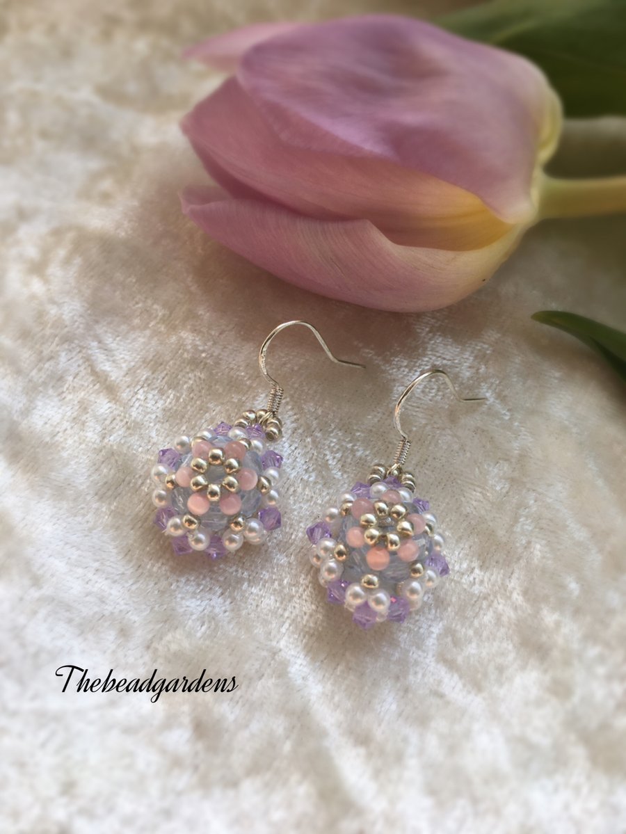 Pastel colour earrings 