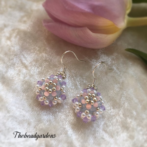 Pastel colour earrings 