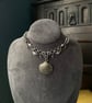 Nixie - Goth Shell Choker Necklace - RESERVED