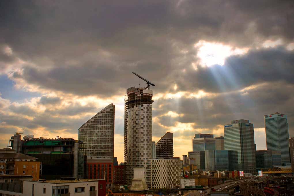 Canary Wharf London Docklands England UK Photograph Print
