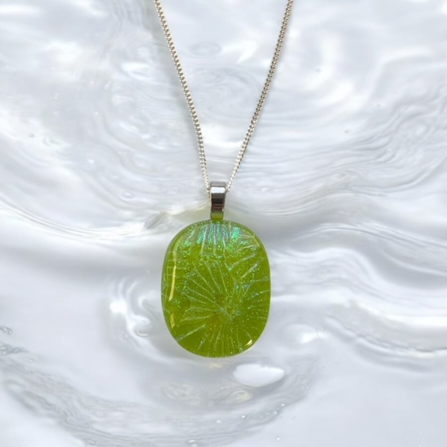 Dichroic Glass Pendant 