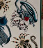 Traditional tattoo flash sheet A4 - Image 4