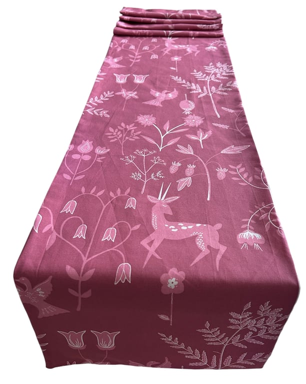 Woodland Animal, Table Runner 1m x 30cm Gift Idea