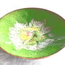 enamelled bowl - blossom fallen