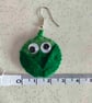 handmade felt Brussel sprout earrings - Image 4