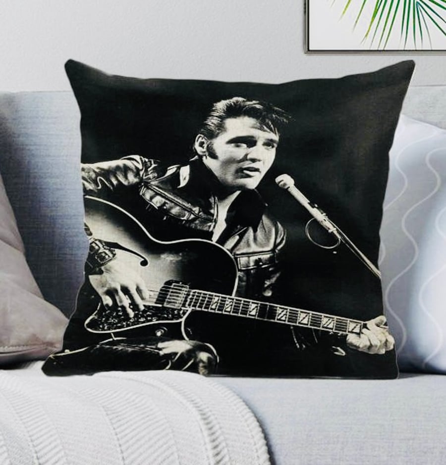 Elvis 68 Comeback Special Cushion Cover