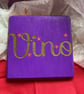 2 upcycled hand painted coasters - Image 3